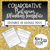 Collaborative Behavior Planning Template