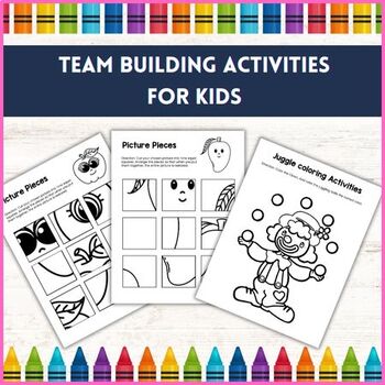Preview of Team Building Activities Back to School Games Collaborative Challenges for Kids