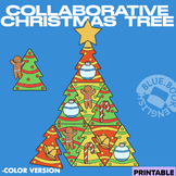 Collaborative Christmas Tree, Coloring Craft