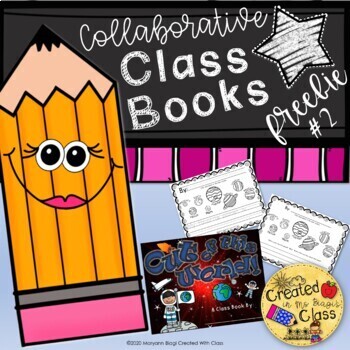 Preview of Collaborative Class Books for Primary Grades Freebie #2