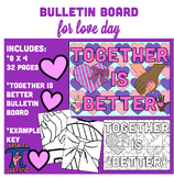 Collaborative Coloring Poster-Bulletin Board- Heart Activity