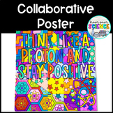 Collaborative Coloring Poster | Think Like A Proton