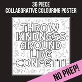 Collaborative Colouring Poster Kindness (36 pieces)
