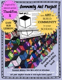 Op Art Collaborative Community Art Project- Thank you X