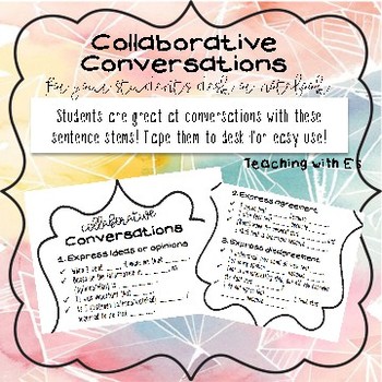 Preview of Collaborative Conversation Desk Tags