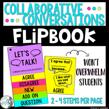 Preview of Accountable Talk Collaborative Conversation FlipBook