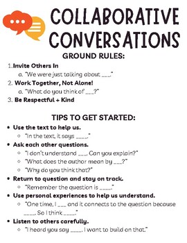 Preview of Collaborative Conversation Packet