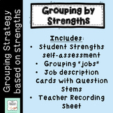 Collaborative Grouping by Strengths: Grouping self-assessm