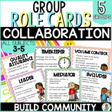 4th Grade ELA Collaborative Group and Team Role Cards All 
