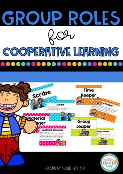 Preview of Collaborative Learning Group Work Cards/Tags