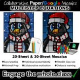 Collaborative Multistep Equations Holiday Math Mosaic, Pap