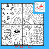 Collaborative Poster-Christmas-new year 2024-Coloring pages