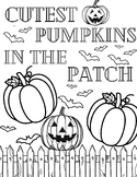 Collaborative Poster - Cutest Pumpkin in the Patch