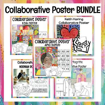 Preview of Collaborative Poster | Famous Artist Bundle