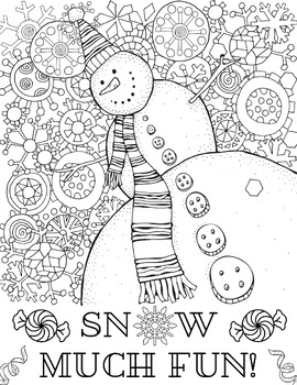 Collaborative Poster - SNOW much fun! by Bivone Teaching Storefront
