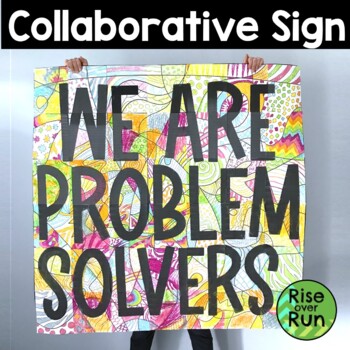 Preview of Collaborative Coloring Poster We are problem solvers