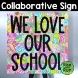 School Spirit Collaborative Poster for End of the Year - W