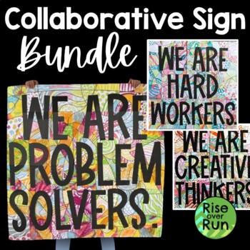 Preview of Collaborative Posters Bundle for STEM Learning