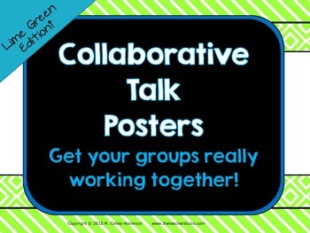 Preview of Accountable Talk Posters FREEBIE:  Sentence Stems