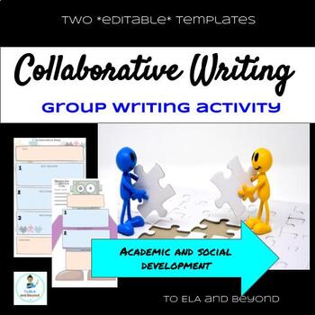 Preview of Collaborative Essay Writing activity group writing activity standardized testing
