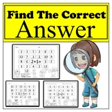 Collect The Number And color  The correct Answer- 30 Pages