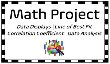 Preview of Collecting & Analyzing Data Project | Line of Best Fit | Correlation Coefficient