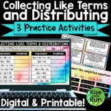 Collecting Like Terms & Distributing Practice in Google Sl