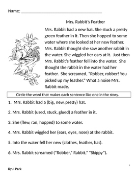 Collection: Stories for Use of Context Skills w/ Reading Comprehension ...