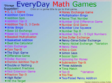 Collection of 47 EveryDay Math Games for Interactive Whiteboards