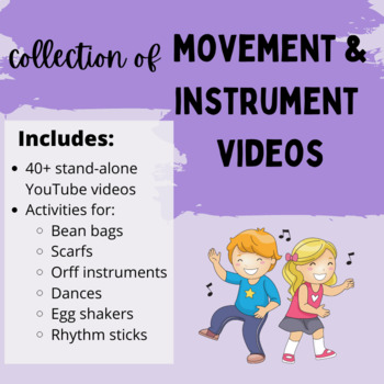 Preview of Collection of Movement & Instrument Videos