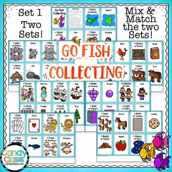 Collective Noun Game - Go Fish Collecting by The Candy Class | TpT