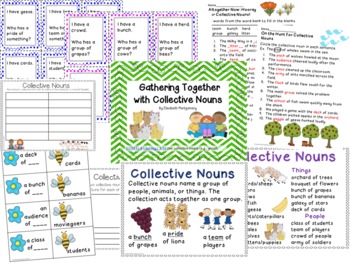 Preview of Collective Nouns Activities