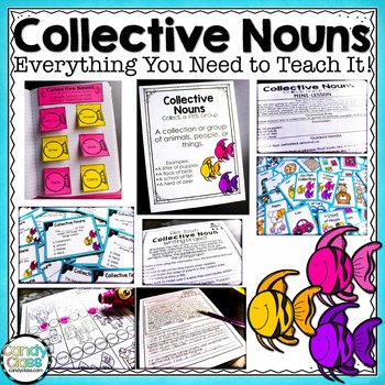 Preview of Collective Nouns Activities & Lessons: An Everything 2nd Grade Grammar Bundle