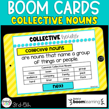 Preview of Collective Nouns | BOOM Cards | Digital Task Cards