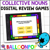 2nd Grade Collective Nouns Digital Grammar Review Games Ba