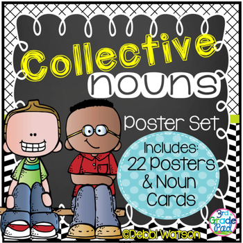 Preview of Collective Nouns Focus Wall Display & Poster Set  L.2.1a
