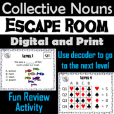 Collective Nouns: Grammar Escape Room - English