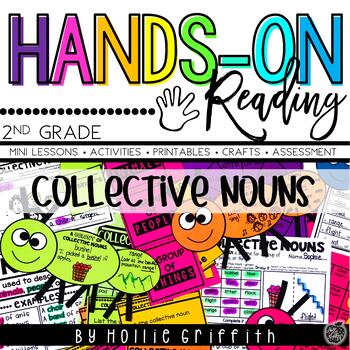 Preview of Collective Nouns Hands on Grammar Activities, Worksheets, Craft, Lesson Plans