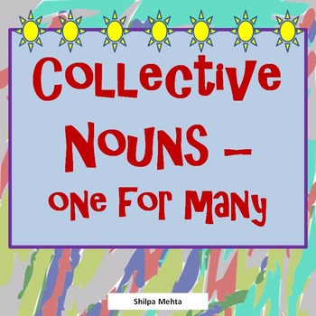 Preview of Collective Nouns - One for Many