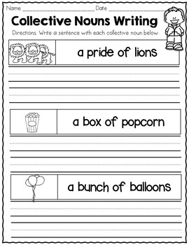 collective nouns worksheets common core l21a by learnersoftheworld