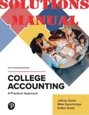 College Accounting, A practical Approach 15 Canadian Editi
