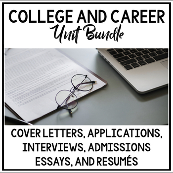 Preview of College Admissions and Career Readiness Unit Bundle