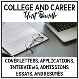 College Admissions and Career Readiness Unit Bundle