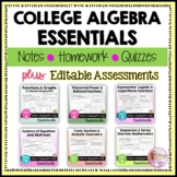 College Algebra Essentials and Assessments