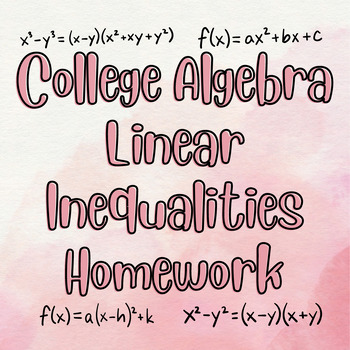 unit 1 equations & inequalities homework 4