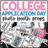 College Application Day Photo Booth Props for High School 