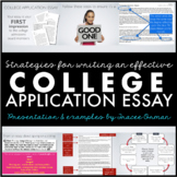 College Application Essay - Personal Essay Editable Tutorial