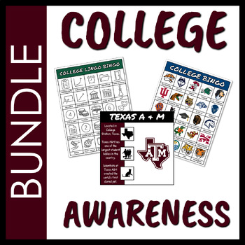 Preview of College Awareness Bundle