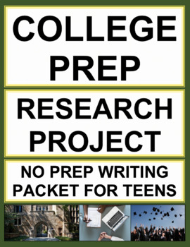 Preview of College Awareness Research Project - NO PREP Fun College Research Activities!