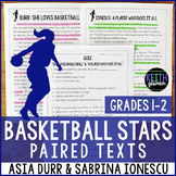 Basketball Paired Texts (1-2): Asia Durr and Sabrina Iones